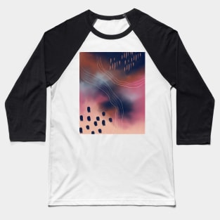 Colorful Modern Abstract Art 21 Baseball T-Shirt